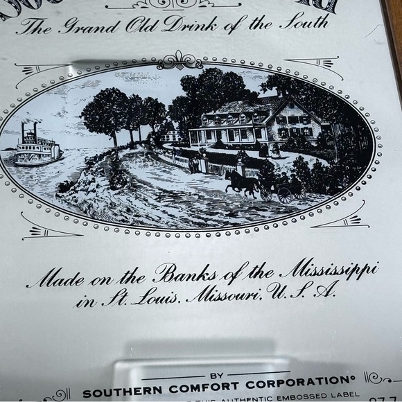 Vintage Southern Comfort Mirror Framed Colour Pub Bar Man Cave Collectable - Picture 4 of 11